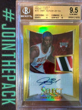 JIMMY BUTLER 2012-13 SELECT GOLD PRIZM ROOKIE LOGO PATCH AUTO #/25 BGS 9.5/10 HEAT